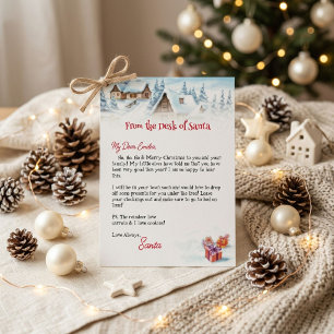 Personalized Letter from Santa Claus template
