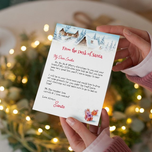 Personalized Letter from Santa Claus template (Creator Uploaded)