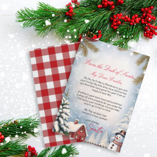 Personalized Letter from Santa Claus template