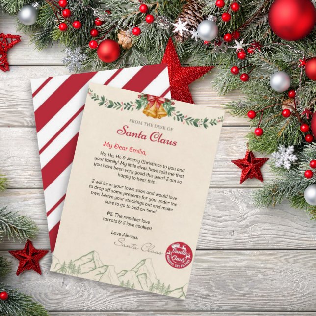 Personalized Letter from Santa Claus template (Creator Uploaded)