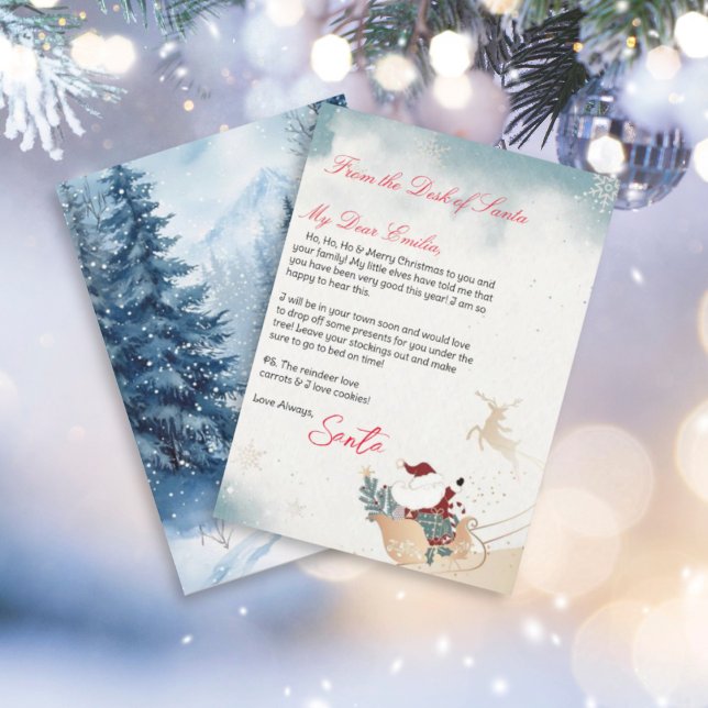 Personalized Letter from Santa Claus template (Creator Uploaded)