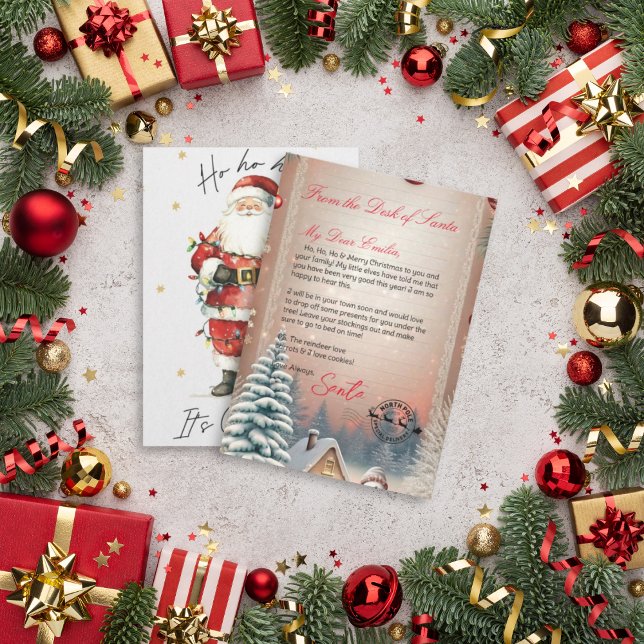 Personalized Letter from Santa Claus template (Creator Uploaded)