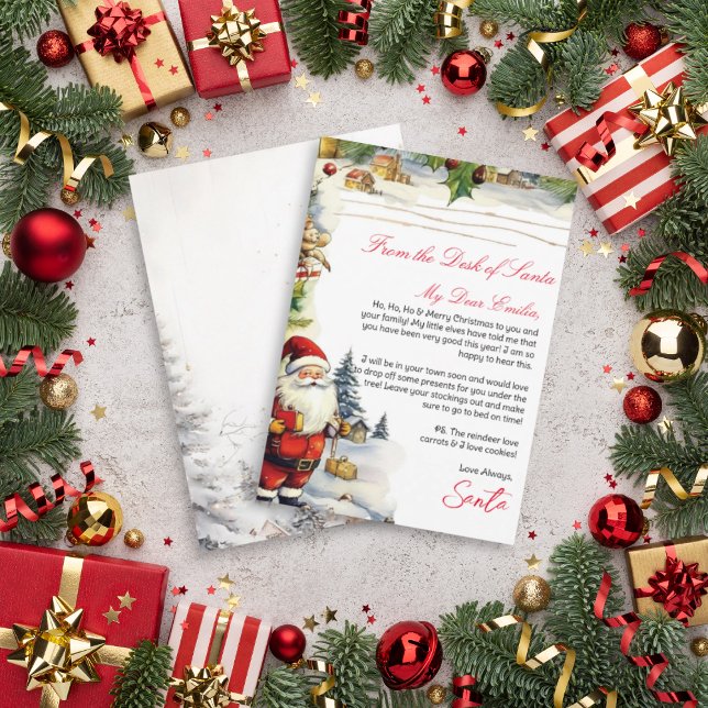Personalized Letter from Santa Claus template (Creator Uploaded)