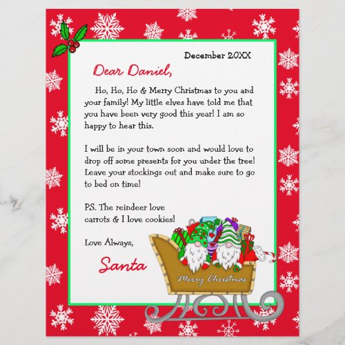 Personalized Letter from Santa for Children