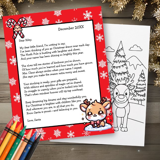 Personalized Letter from Santa for Children (Creator Uploaded)