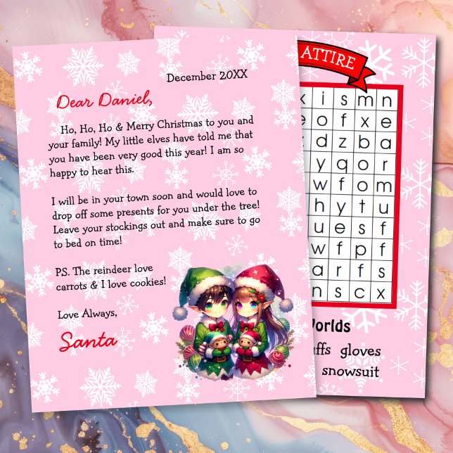 Personalized Letter from Santa for Children (Creator Uploaded)