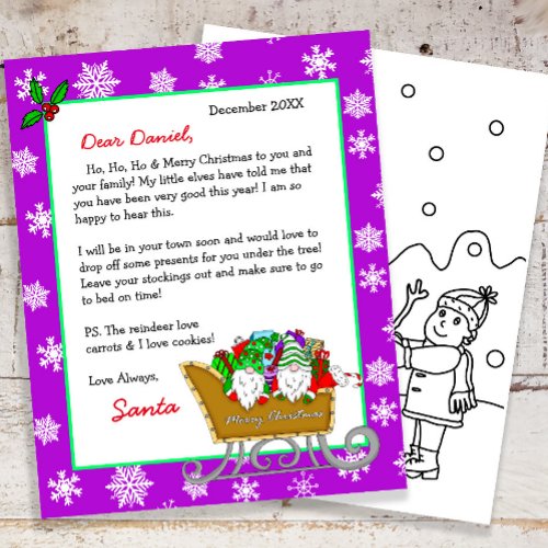 Personalized Letter from Santa for Children