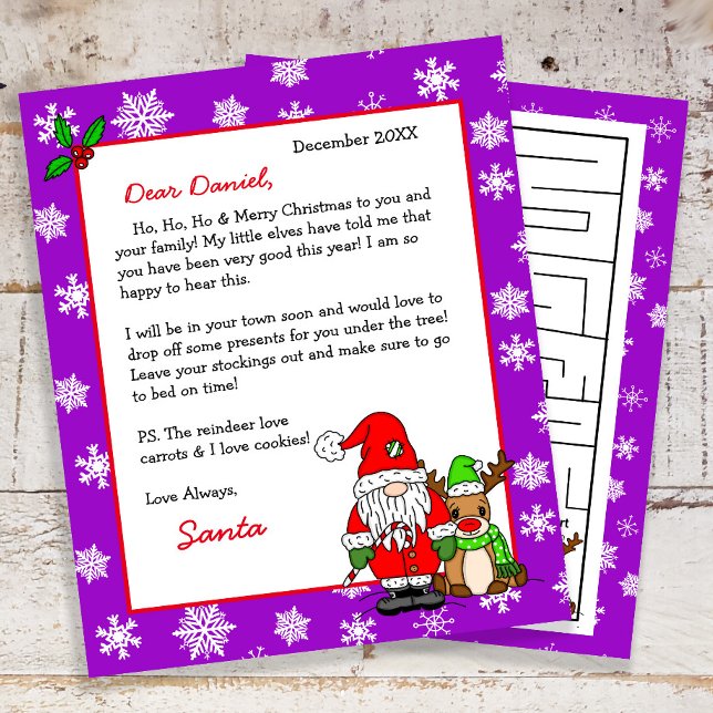 Personalized Letter from Santa for Children (Creator Uploaded)