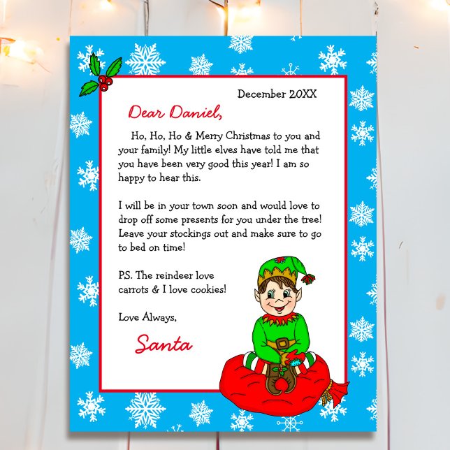 Personalized Letter from Santa for Children (Creator Uploaded)