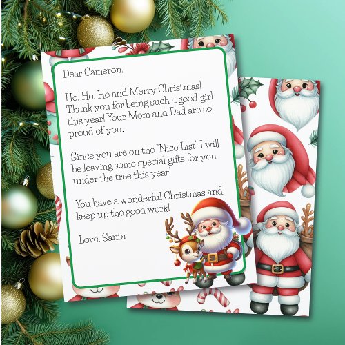 Personalized Letter from Santa for Children