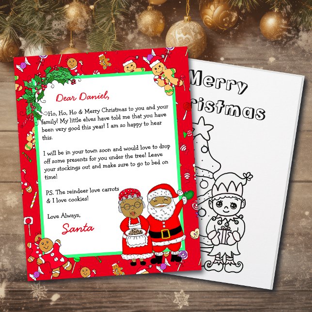 Personalized Letter from Santa for Children (Creator Uploaded)