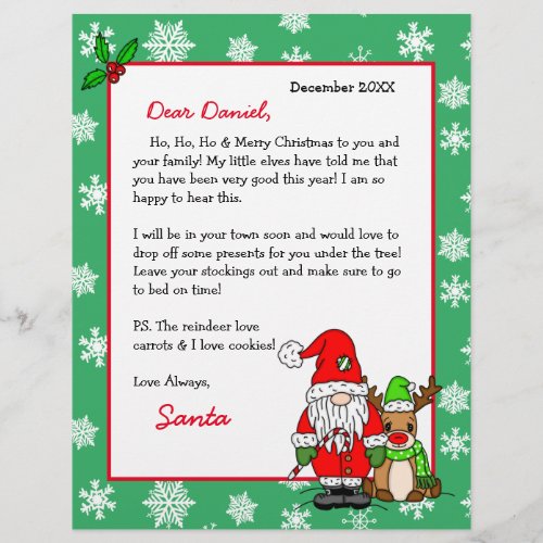 Personalized Letter from Santa for Children