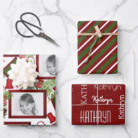 Personalized Letter/Gift From Santa Wrapping Paper