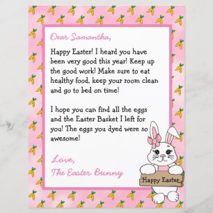 Personalized Letter from the Easter Bunny