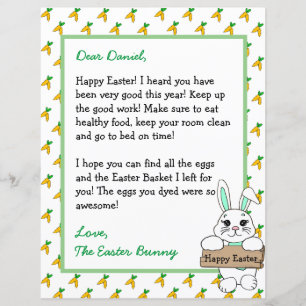 Personalized Letter from the Easter Bunny