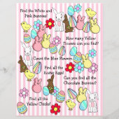 Personalized Letter from the Easter Bunny 2 Sided (Back)