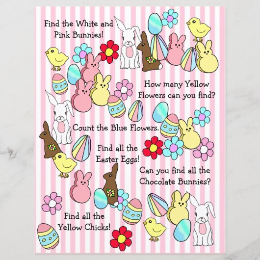 Personalized Letter from the Easter Bunny 2 Sided (Back)