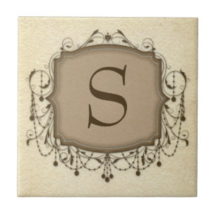 Personalized Letter Tiles, Decorative Chandelier S Tile