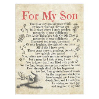 Personalized Letter To For My Son, Son Birthday Gi Tablecloth