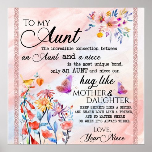 Aunty Posters & Prints | Zazzle