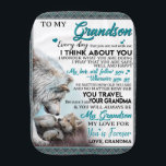 Personalized Letter To My Grandson, Love Grandson Baby Burp Cloth<br><div class="desc">Personalized Letter To My Grandson,  Love Grandson</div>