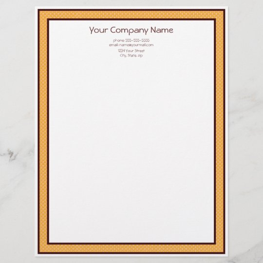 Personalized Letterhead | Zazzle.com