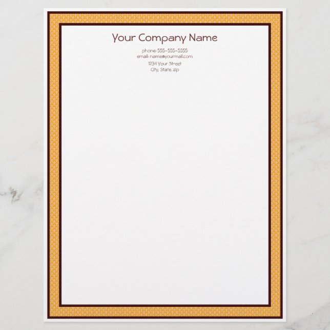 Personalized Letterhead (Front)