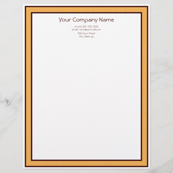 Personalized Letterhead