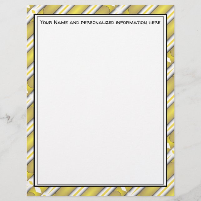 Personalized letterhead (Front)