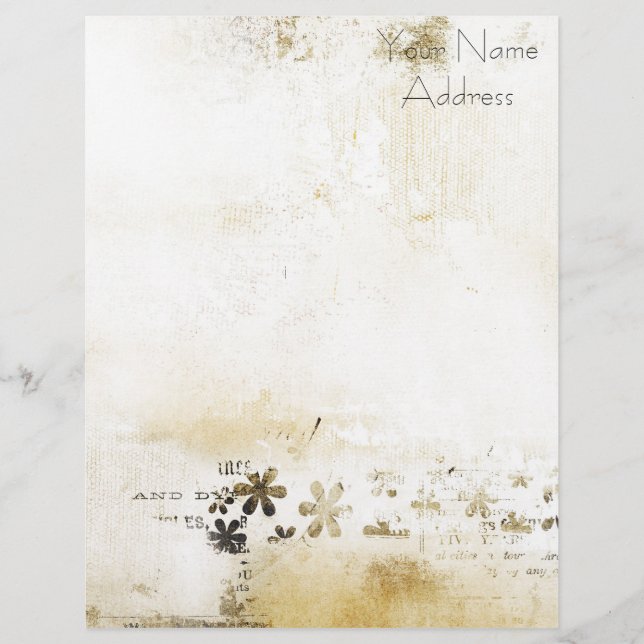 personalized letterhead (Front)