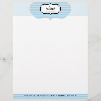 PERSONALIZED LETTERHEAD :: chic boutique 3