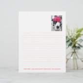 Personalized Letterhead Dotted (Standing Front)