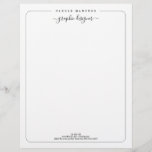 Personalized Letterhead Stationary | Simply Right<br><div class="desc">Communicate your business's brand with a simple look that still makes a big statement.</div>