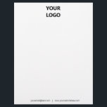 Personalized Letterhead Your Logo Email Website<br><div class="desc">Simple Personalized Letterhead with Your Logo and Info - Add Your Logo - Image / Contact Information  - Resize and move or remove / add elements / text with customization tool. Choose / add your favorite text color and font. 
Good Luck - Be Happy - Be Healthy !</div>