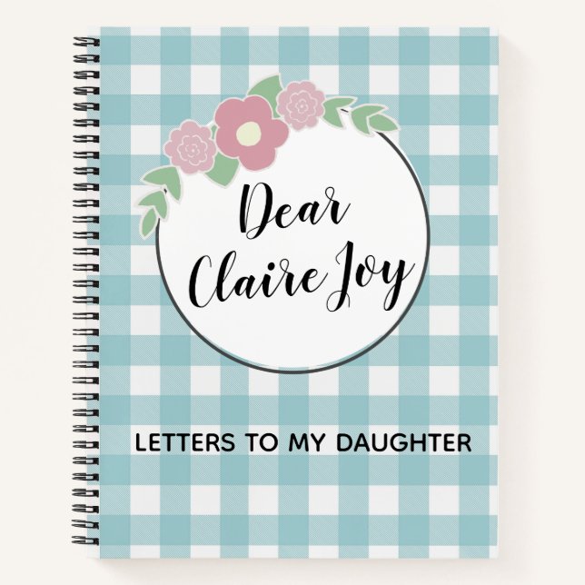 Personalized Letters To My Daughter Journal (Front)