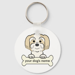 Personalized Lhasa Apso Keychain