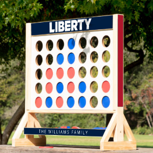 Personalized Liberty Flames Fast Four