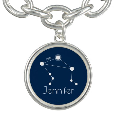 Personalized Libra Zodiac Constellation Bracelet