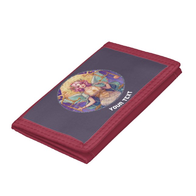 PERSONALIZED LIBRA ZODIAC SIGN  TRIFOLD WALLET (Bottom)