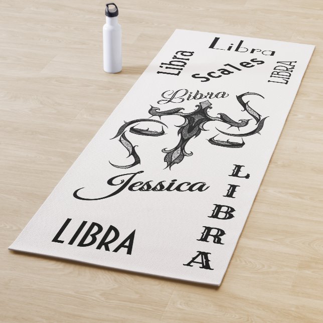 Personalized Libra Zodiac Yoga Mat (In Situ)