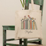 Personalized Library Book Bag Gift for Reader<br><div class="desc">This is the perfect gift for the book lover on your list. All products are created by Zazzle and shipped to your door wherever you are in the world. Click on the little truck icon to see when they can deliver 🚚 If you need help with your order please message...</div>