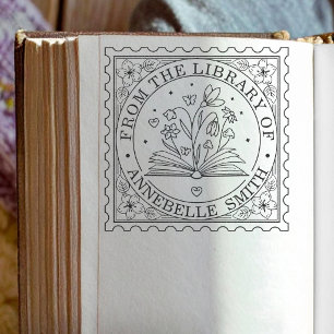 Personalized Library Book Teacher Self-inking Stamp