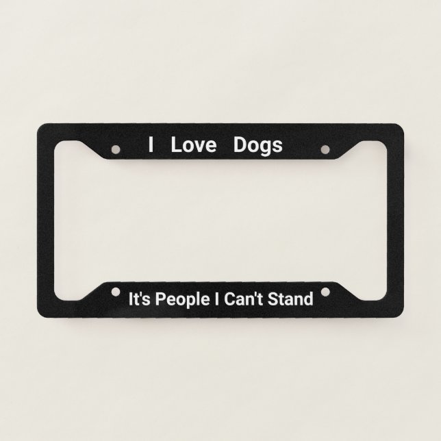 Personalized License Plate Frame2 Frame (Front)