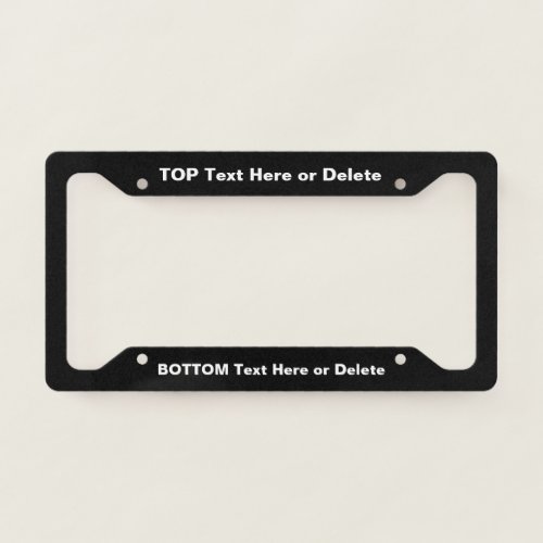 Personalized License Plate Holder License Plate Frame