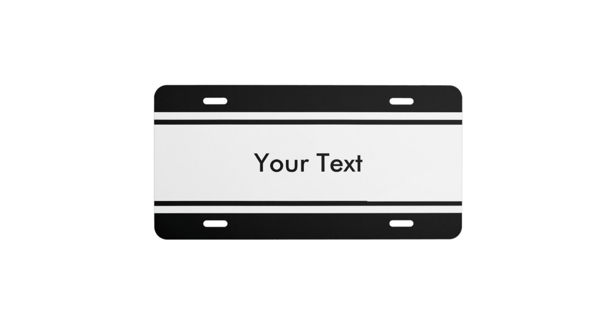Personalized License Plates Zazzle Personalized License Plates Zazzle