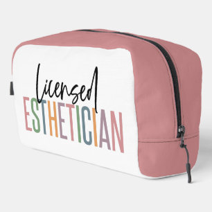 Personalized Licensed Esthetician Cosmetologist Dopp Kit