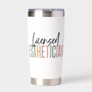 Personalized Licensed Esthetician Cosmetologist Insulated Tumbler