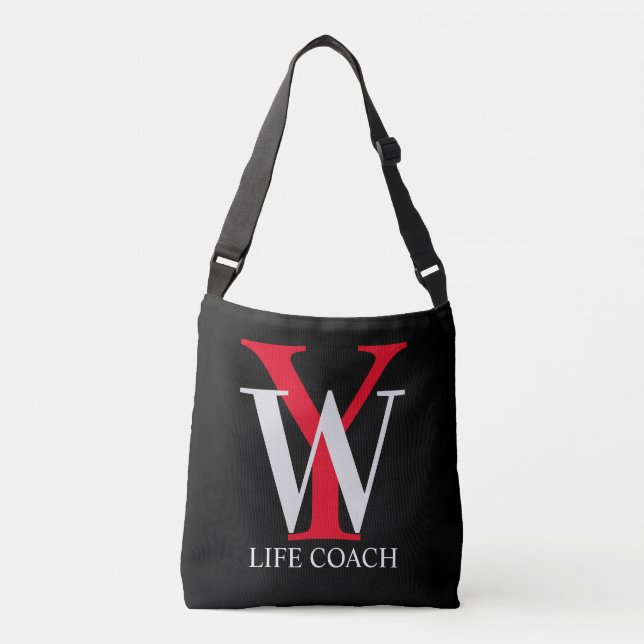 Personalized Life Coach Crossbody Bag (Front)