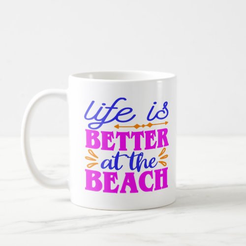 Personalized Life is Better at the Beach  Coffee Mug