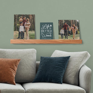Personalized Life Is Better In The Woods Gallery Picture Ledge